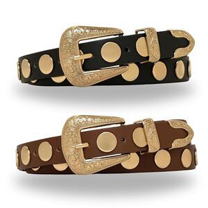 3427 Boutique Western Belt 2-pack | Country Fashion Cowgirl Belts